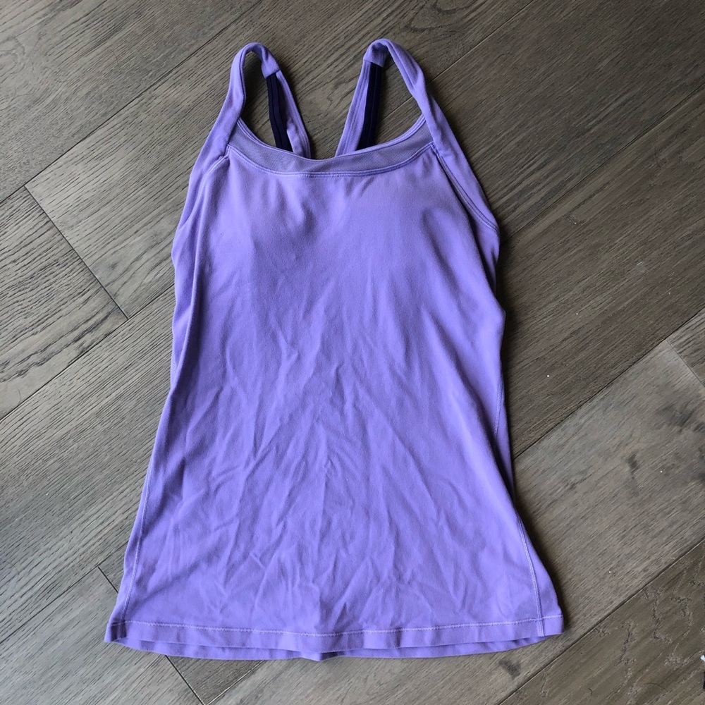 Purple lululemon tank top
